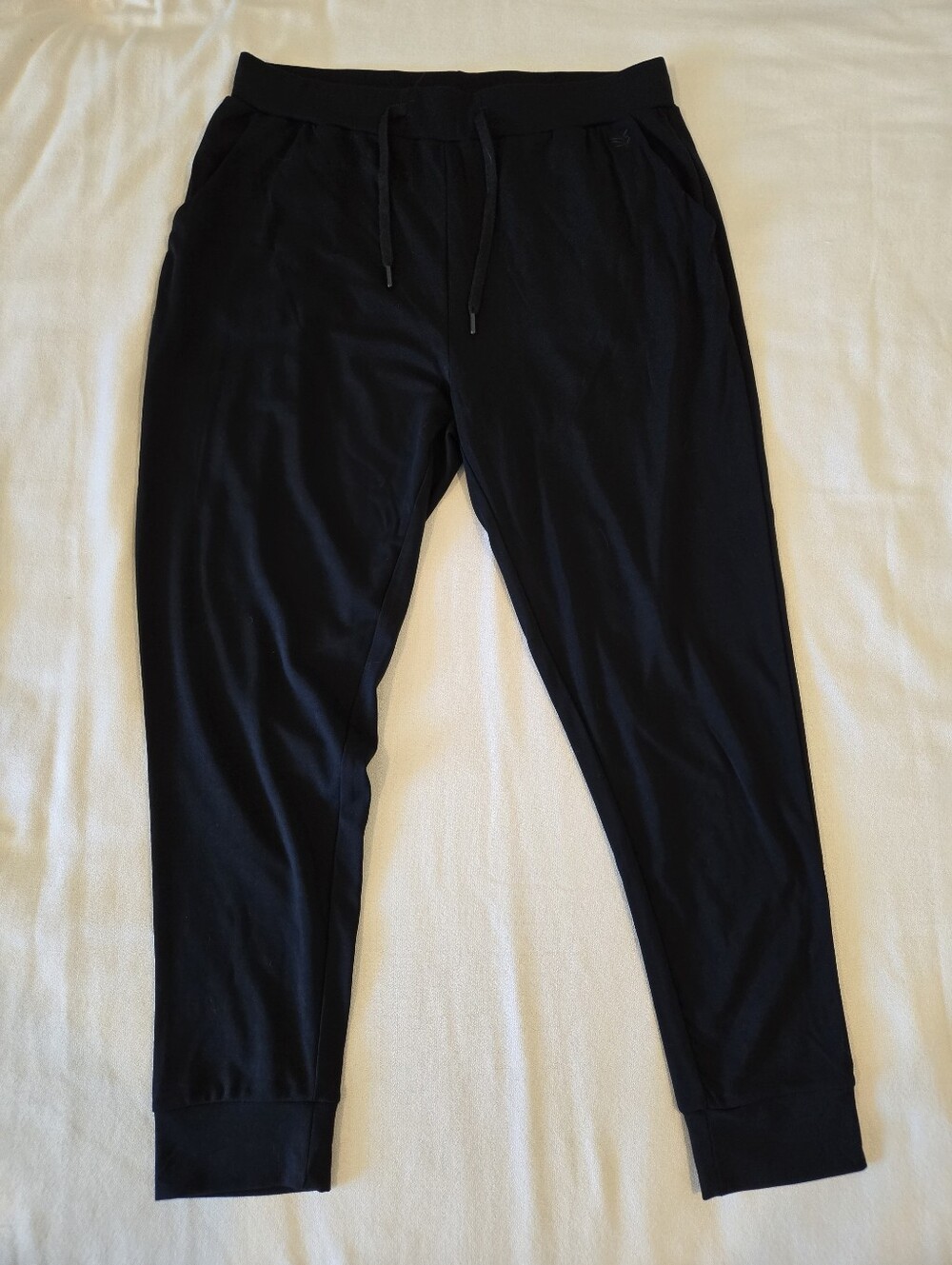 Cozy Earth Bamboo Joggers Size Large In Black